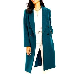 Loft Double Breasted Coat XL
